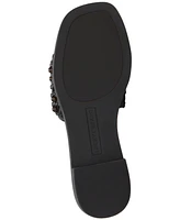 Lucky Brand Women's Gidya Beaded Slide Flat Sandals