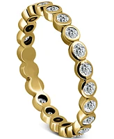 Giani Bernini Cubic Zirconia Bezel Eternity Band, Exclusively at Macy's