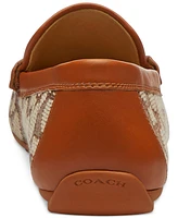 Coach Women's Sculpted C Leather Driver Loafer Flats