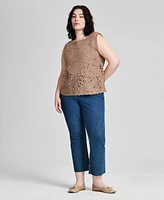 And Now This Trendy Plus Sleeveless Sweater, Exclusively at Macy's