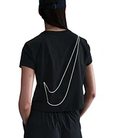 Nike Sportswear Club Women's Cotton Logo Short-Sleeve T-Shirt