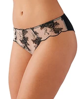 Wacoal Women's Midnight Soiree Embroidered Tanga Underwear 845314