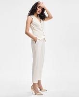 I.n.c. International Concepts Women's Crepe Vest, Exclusively at Macy's