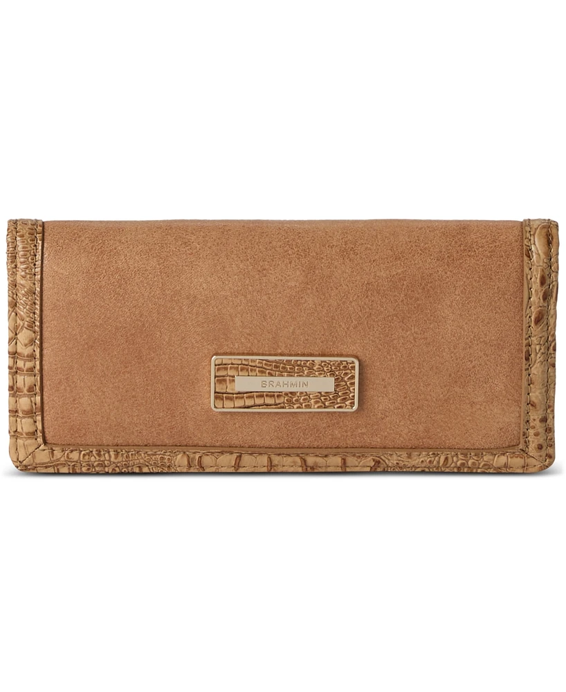 Brahmin Ady Tiramisu Adrift Leather Wallet