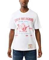 True Religion Men's World Tour Logo Graphic T-Shirt