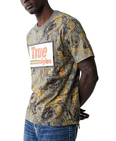 True Religion Men's Buddga Camo Logo Graphic T-Shirt