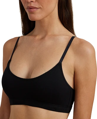 Lauren Ralph Women's Lace-Trim Bralette 4L0211