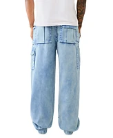 True Religion Men's Big T Relaxed-Fit Cargo Jeans