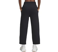 Under Armour Women's Rival Fleece Pintuck Ankle Pants