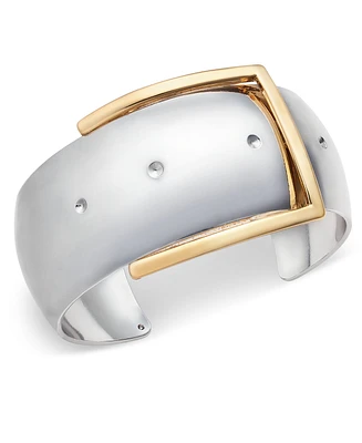 I.n.c. International Concepts Two-Tone Buckle Cuff Bracelet, Exclusively at Macy's