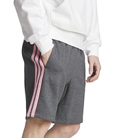 adidas Men's Essential Three Stripes Fleece Shorts