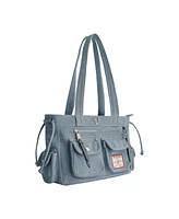 True Religion Multi-Pocket Denim Tote