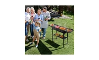 Foldable Kabob Barbecue Grill for Travel and Garden Parties