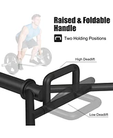 56 Inch Olympic Hexagon Deadlift Trap Bar with Folding Grips Powerlifting32 Reviews