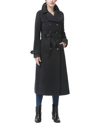 kimi + kai Women's Charlotte Wool Blend Maxi Trench Coat