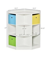 Toy Storage Cabinet for Organized Playroom and Easy Toy Access