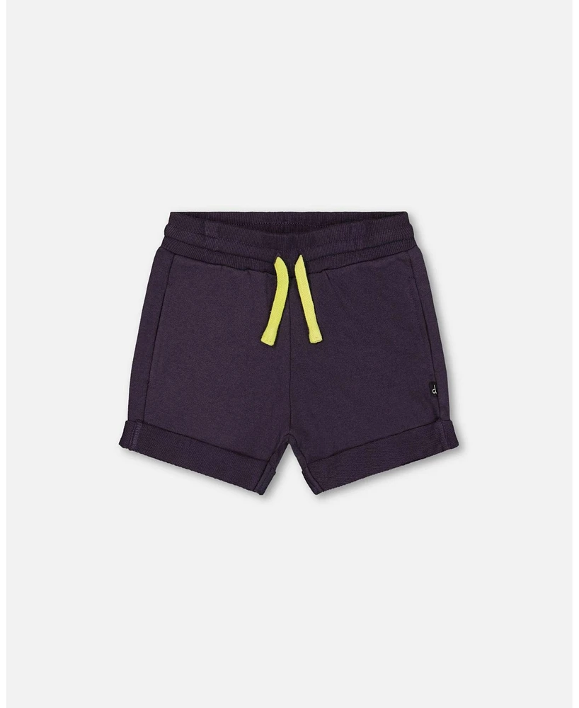 Deux par Toddler Boys French Terry Short Dark Gray - Toddler|Child