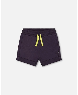 Deux par Toddler Boys French Terry Short Dark Gray - Toddler|Child