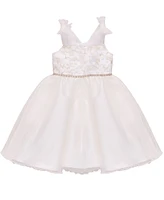 Bonnie Jean Toddler and Little Girls Tie Shoulder Ballerina Party Dress