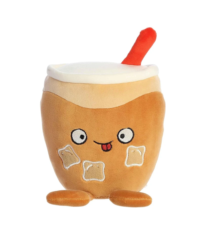 Aurora Small Izzi Iced Coffee Wackadoodles Crazy Plush Toy Brown 6"