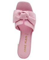 Anne Klein Women's Kizmet Knot Block Heel Dress Sandals