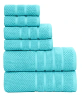 Feather and Stitch 100% Cotton Quick Dry 6-Pc. Towel Set