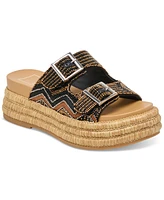 Dolce Vita Women's Wixie Beaded Double Buckle Footbed Sandals