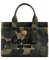 Coach Camo Print Canvas Cargo Tote