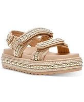 Steve Madden Women's Bigmona Platform Footbed Sandals