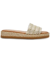 Steve Madden Women's Boardwalk Espadrille Slide Sandals