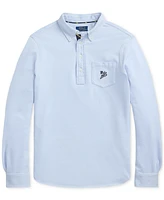 Polo Ralph Lauren Men's Classic-Fit Mesh Popover Shirt