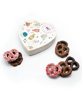 Sugar Plum Chocolates Valentine's Day Sweetheart Pretzel Delights, 8 Pieces