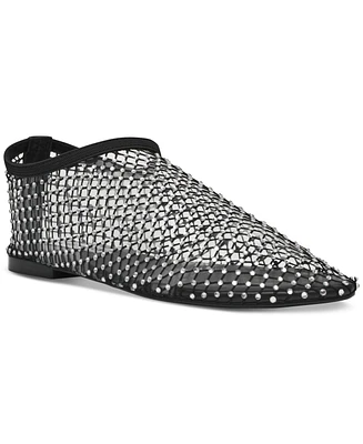 Steve Madden Women's Mino Mesh Rhinestone Flats