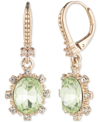 Marchesa Gold-Tone Mixed Crystal Drop Earrings