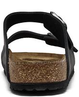 Birkenstock Men's Arizona Essentials Leather Two-Strap Sandals from Finish Line
