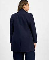 Tahari Asl Plus Twill Topper Jacket