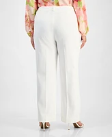 Tahari Asl Plus Bird Eye Pants