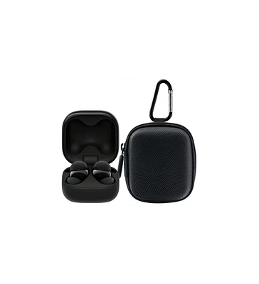 Sony LinkBuds Fit True Wireless Bluetooth Black Earbuds and Case Bundle