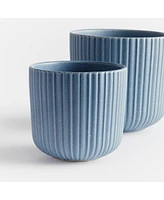 Tasha Flowerpot Planters Set of 2