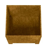 Planters with Legs 2 pcs Rusty 19.3"x18.5"x19.7" Corten Steel