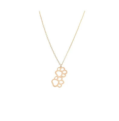 FurEver Paw Print Pendant Necklace