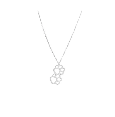 FurEver Paw Print Pendant Necklace