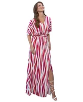 HotSquash London Women's Oversized Split Front Maxi Dress