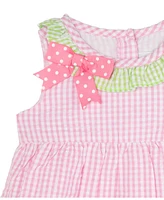 Rare Editions Baby Girls Daisy Seersucker Dress