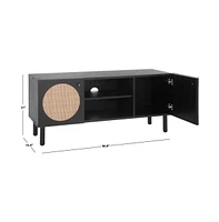 Ophelia 2 Door Shelf Media Stand