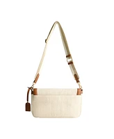 Tommy Bahama Lurex Linen Long Flap Crossbody