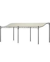 Outsunny 10' x 20' Outdoor Pergola Canopy, Metal Patio Canopy,