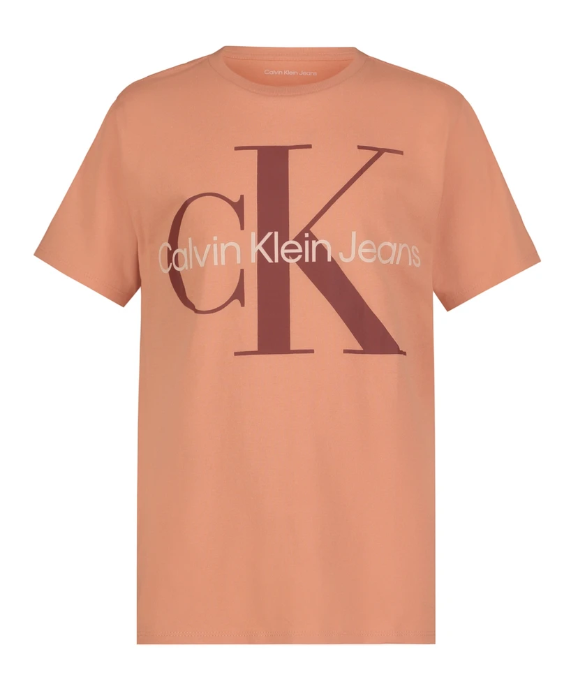 Calvin Klein Big Boys Monologo Short Sleeve T-Shirt