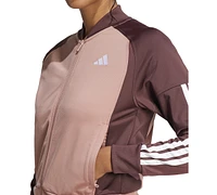 adidas Women's Colorblocked Tricot Tracksuit Jacket