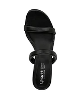 LifeStride Women's Nalani Round Open Toe Slide Dress Sandals